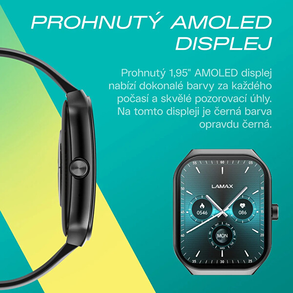 Dárkový set Flow AMOLED Black 8596687004506 + náhradní řemínek
