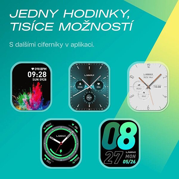 Dárkový set Flow AMOLED Black 8596687004506 + náhradní řemínek