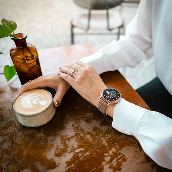 Dárkový set Prism AMOLED Rose Gold 8596687004407 + náhradní řemínek