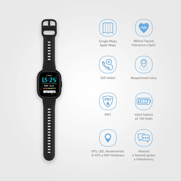 Dárkový set WatchY4 Plus 8595724901327 + náhradní řemínky