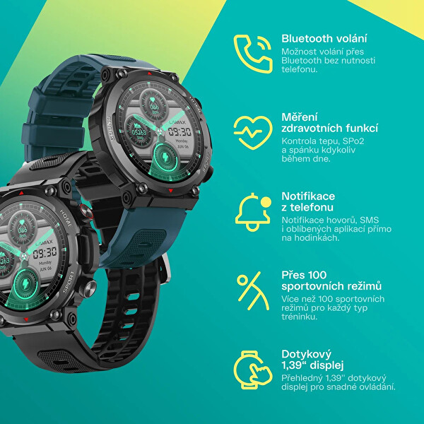 Dárkový set Xplore Black 8596687004209 + náhradní řemínek
