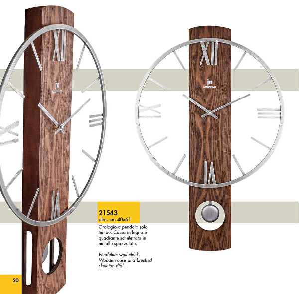 Designové kyvadlové hodiny 21543