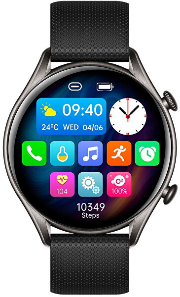 Smartwatch myPhone Watch EL schwarz