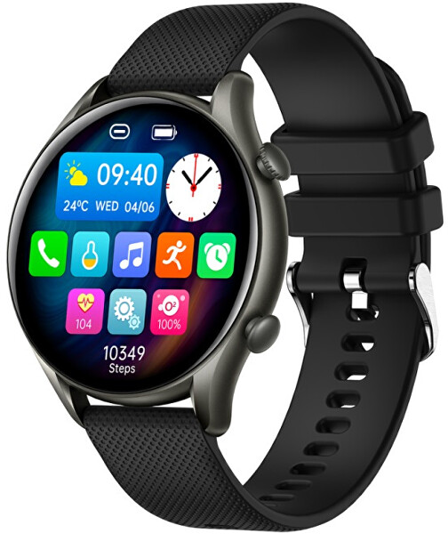 Smartwatch myPhone Watch EL schwarz