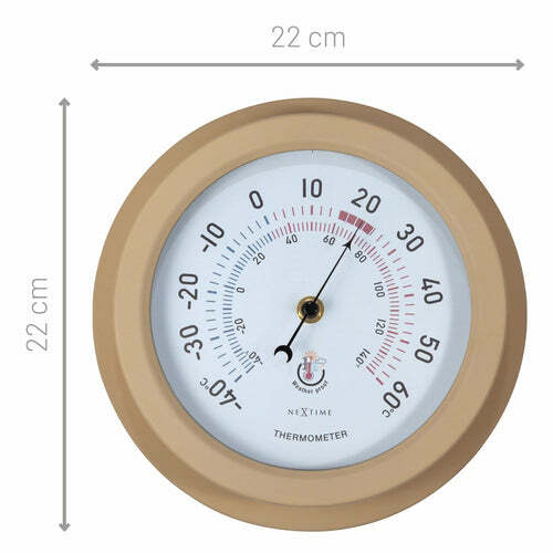 Kültéri fali hőmérő óra Lily 4302BR