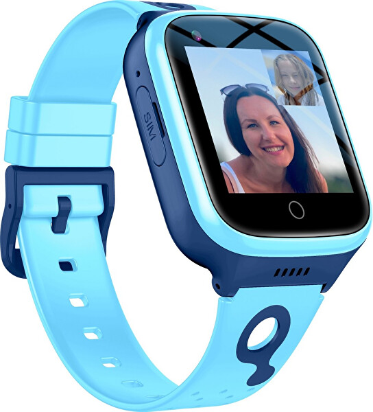 Smartwatch CARNEO GUARDKID+ 4G Platinum - blu