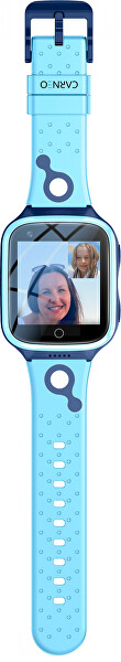 Smartwatch CARNEO GUARDKID+ 4G Platinum - blau