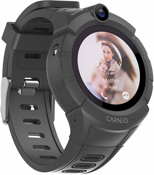 Chytré hodinky CARNEO GUARDKID+ MINI - černé