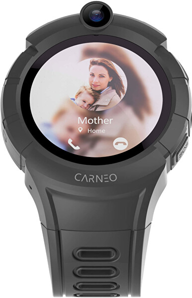 Chytré hodinky CARNEO GUARDKID+ MINI - černé