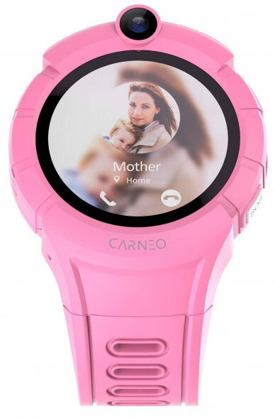 Chytré hodinky CARNEO GUARDKID+ MINI - růžové