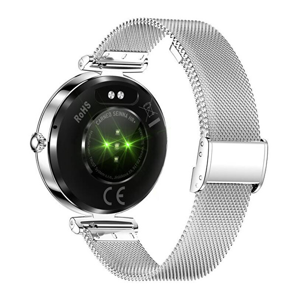 Chytré hodinky CARNEO Seinna HR+ silver