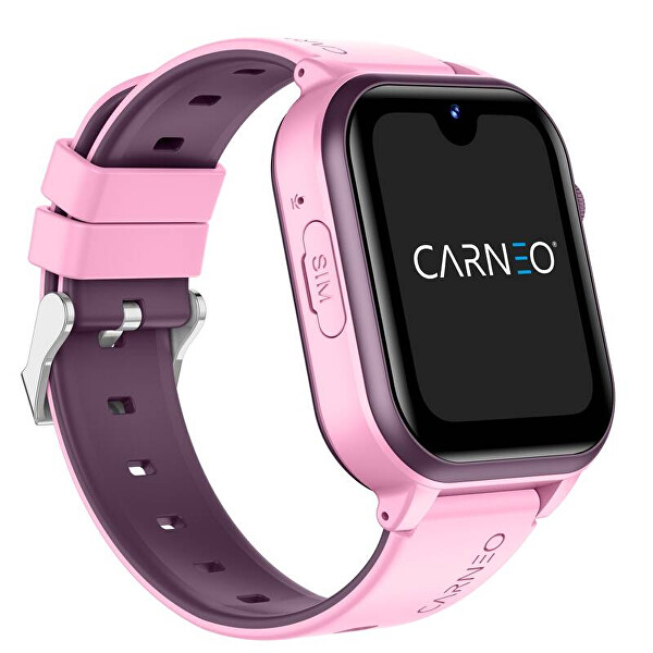 Dětské chytré hodinky GuardKid+ 4G Platinum 2nd gen. AI - růžové