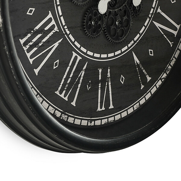 Design-Kunststoffuhr mit Zahnrädern Vintage Timekeeper E01.4326.90