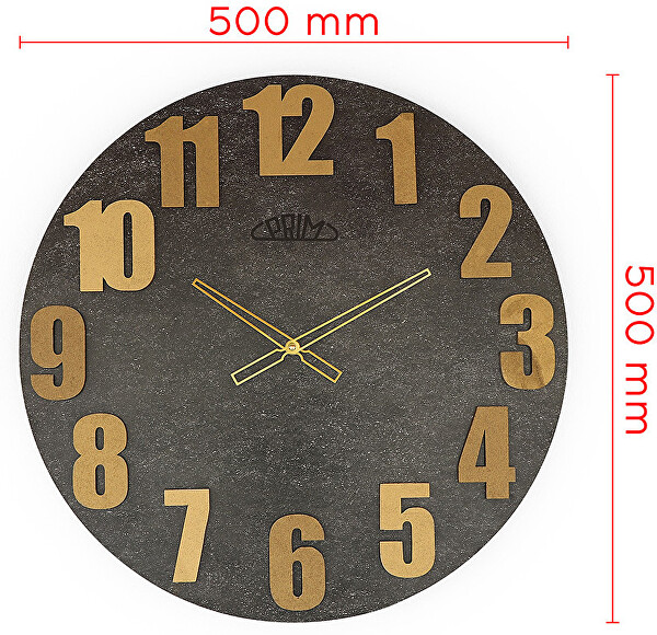 Nástěnné hodiny Industrial Modern E07P.4166.92