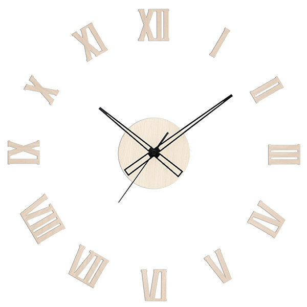 Orologio design in legno marrone scuro PRIM Romulus E07P.4338.53