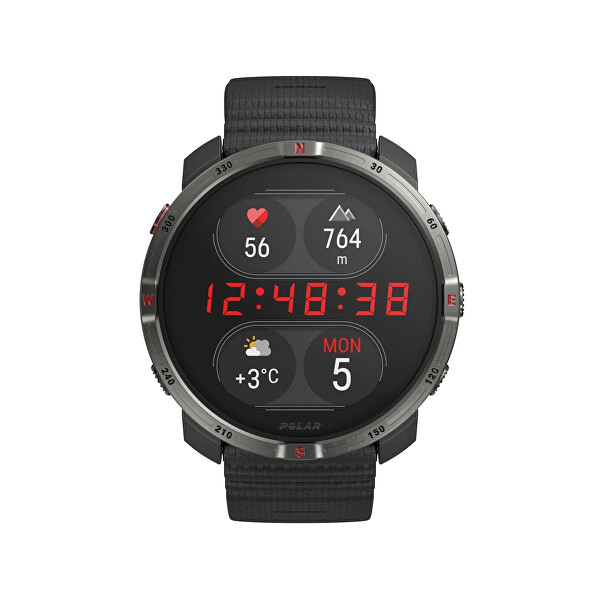 Grit X2 sporttester S-L černá