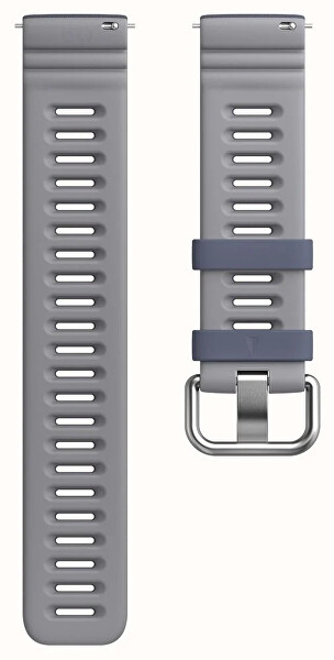 Řemínek 22 mm silikonový S/L šedá