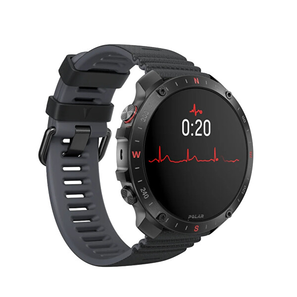 SET Sporttester Grit X2 Pro HR, S-L, černá A0035215 + hrudní snímač Polar H10