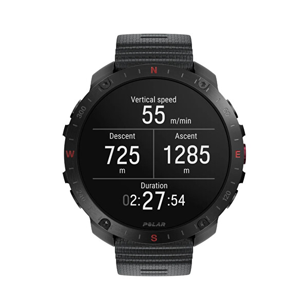 SET Sporttester Grit X2 Pro HR, S-L, černá A0035215 + hrudní snímač Polar H10