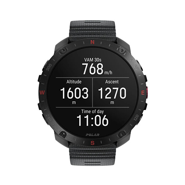 SET Sporttester Grit X2 Pro HR, S-L, černá A0035215 + hrudní snímač Polar H10