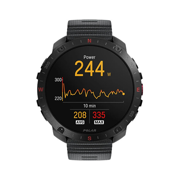 SET Sporttester Grit X2 Pro HR, S-L, černá A0035215 + hrudní snímač Polar H10