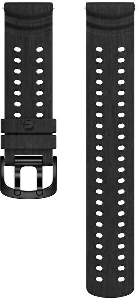 Řemínek 22 mm silikonový S/L černá A0106301