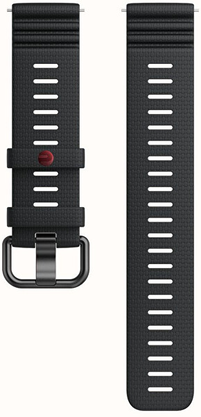 Řemínek 22 mm silikonový S/L černá