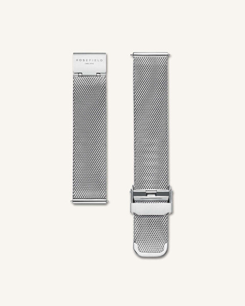 Tribeca Mesh Silver Strap