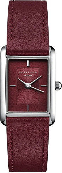 Heirloom Modern Burgundy Dial Silver Burgundy Leather HBBLS-H08