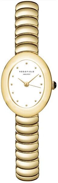 Ovale White Matte SS Gold OVWGSG-OV19