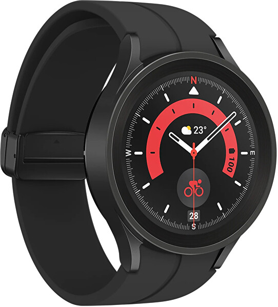Samsung Galaxy Watch5 PRO 45 mm LTE SM-R925FZKAEUE fekete