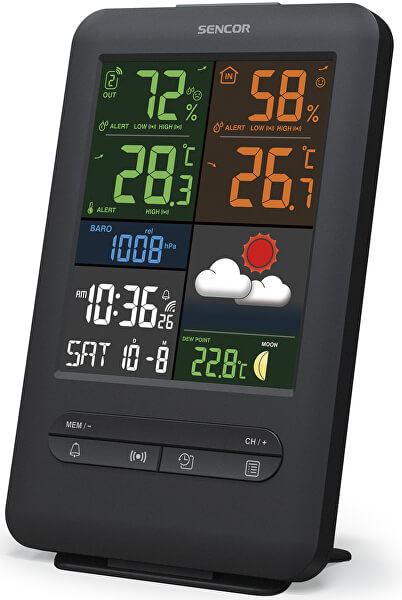 Meteorológiai állomás vezeték nélküli érzékelővel SWS 7300
