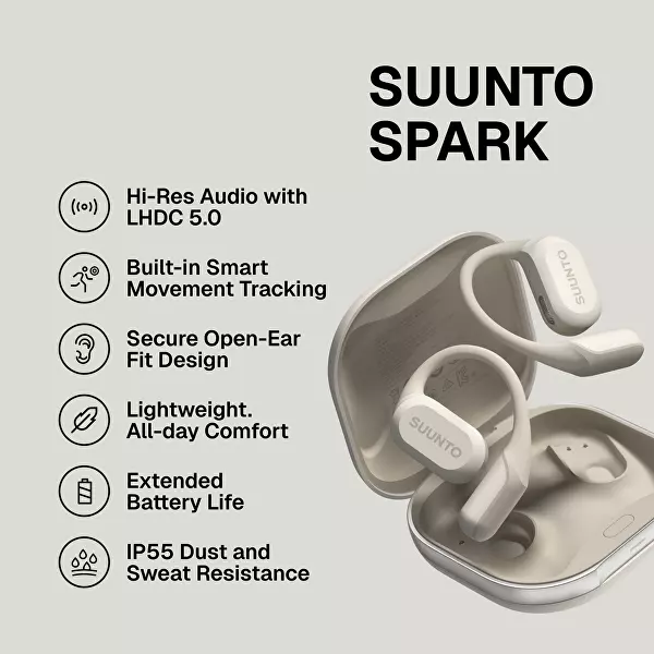 Sluchátka Suunto Spark White SS051493000