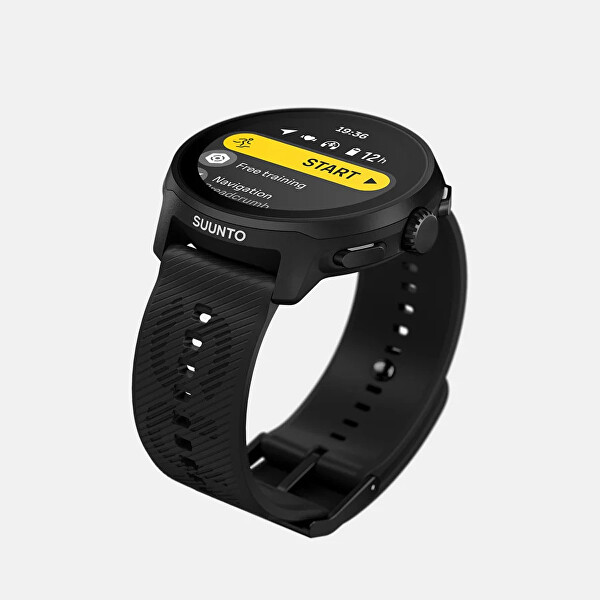 Suunto Run All Black Silicon Strap