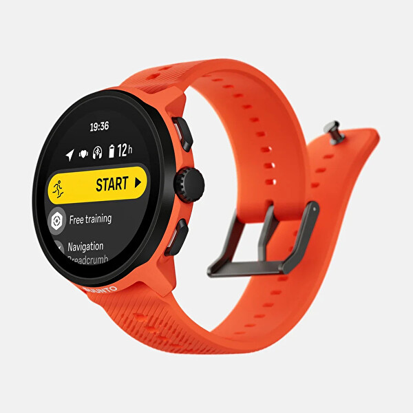 Suunto Run Coral Orange Silicone