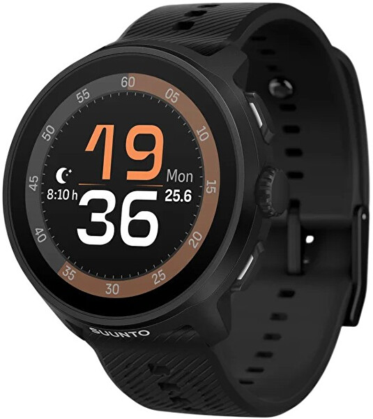 Suunto Run All Black Silicon Strap