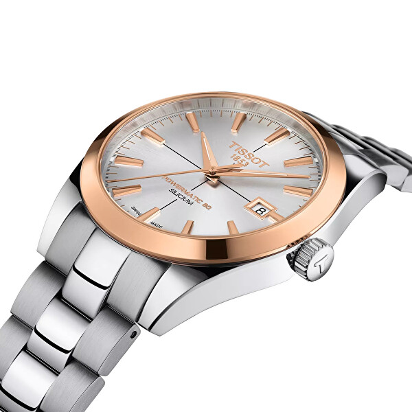 Gentleman Powermatic 80 Silicium 18K Gold Bezel T927.407.41.031.00
