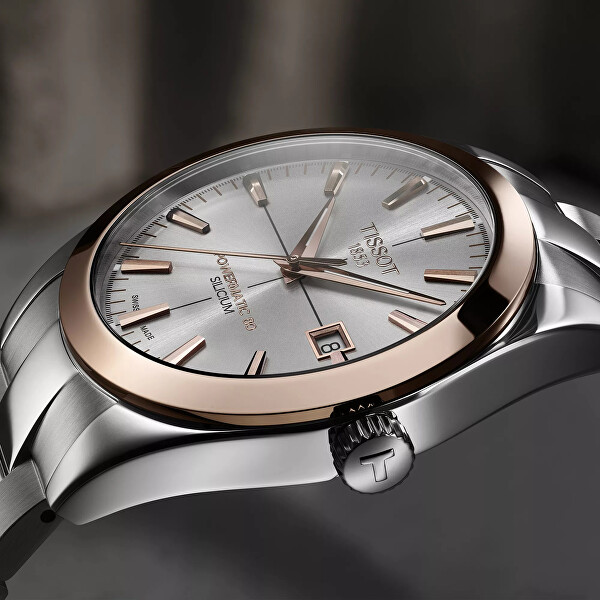 Gentleman Powermatic 80 Silicium 18K Gold Bezel T927.407.41.031.00
