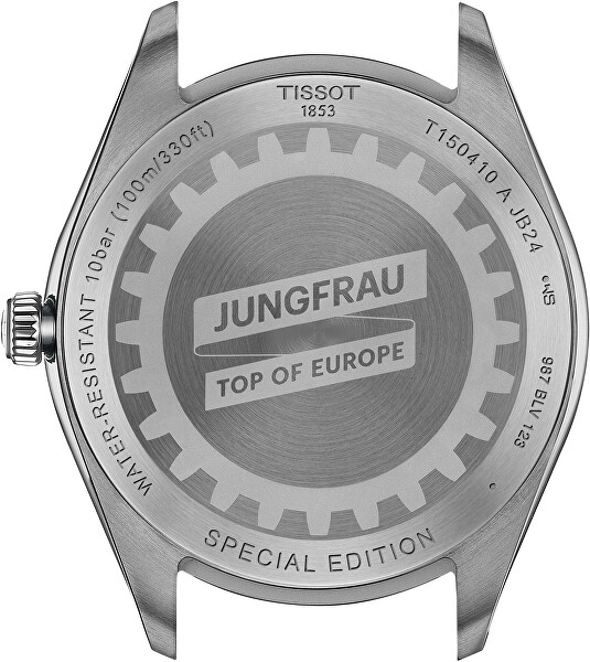 PR 100 Quartz T150.410.11.031.00 Jungfraubahn Special Edition