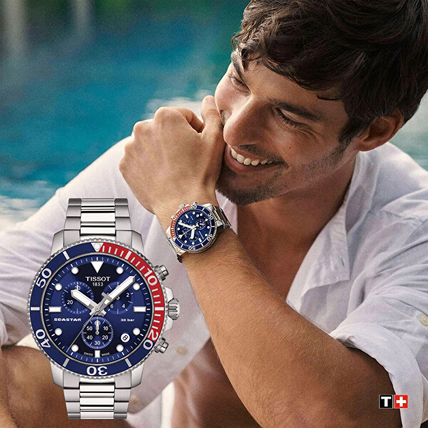 Seastar 1000 Quartz Chronograph T120.417.11.041.03