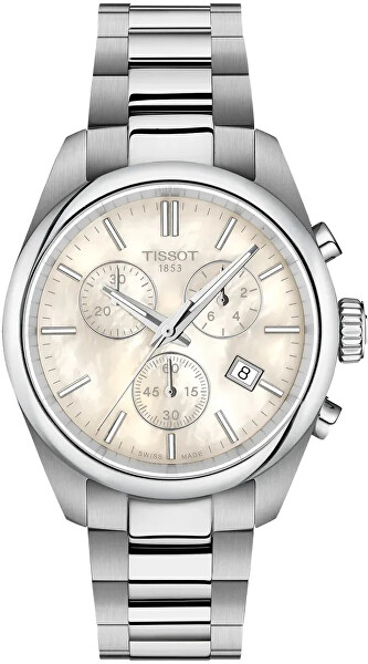 PR 100 Quartz Lady Chronograph 36mm T150.217.11.111.00