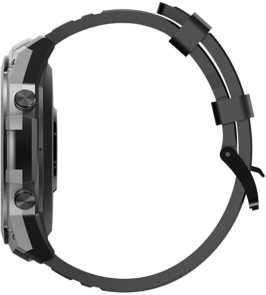 SLEVA - AMOLED Smartwatch DM55 – Grey – Black