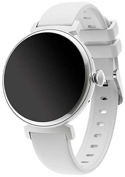 AMOLED Smartwatch DM70 – Silver - White