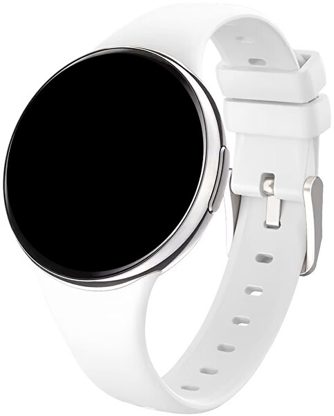 AMOLED Smartwatch DM75 – Silver – White