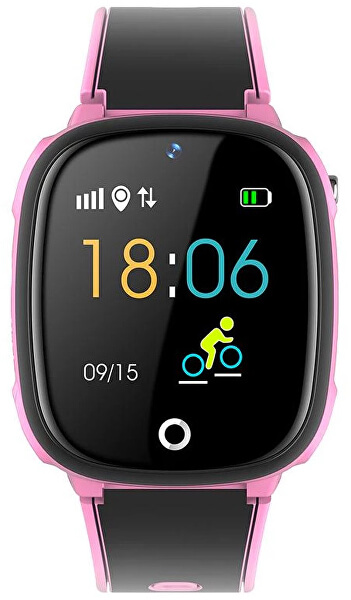 SLEVA III - Dětské Smartwatch W11P s fotoaparátem - Pink