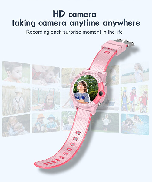 Dětské Smartwatch WD36B s GPS lokátorem a fotoaparátem - Black