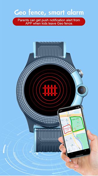 Dětské Smartwatch WD36B s GPS lokátorem a fotoaparátem - Black