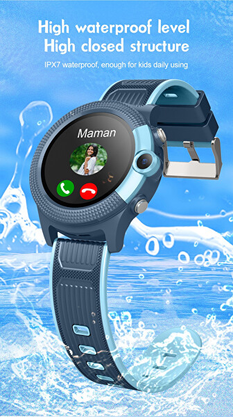 Dětské Smartwatch WD36B s GPS lokátorem a fotoaparátem - Blue