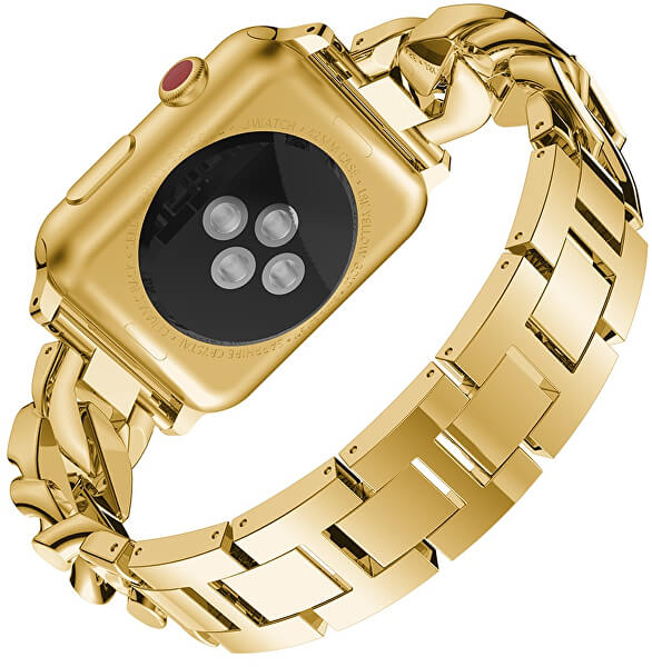 Kovový tah pro Apple Watch - zlatý - 38/40/41 mm