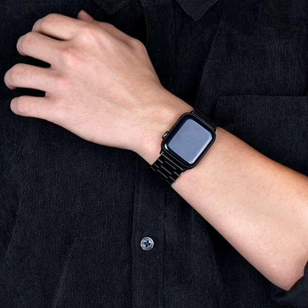 Oceľový remienok na Apple Watch – Čierny 38/40/41 mm